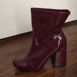 Red Ankle Boots